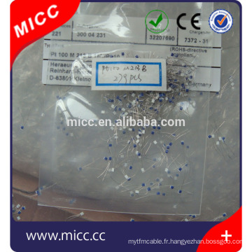 MICC pt100 RTD élément platine / élément de capteur de température